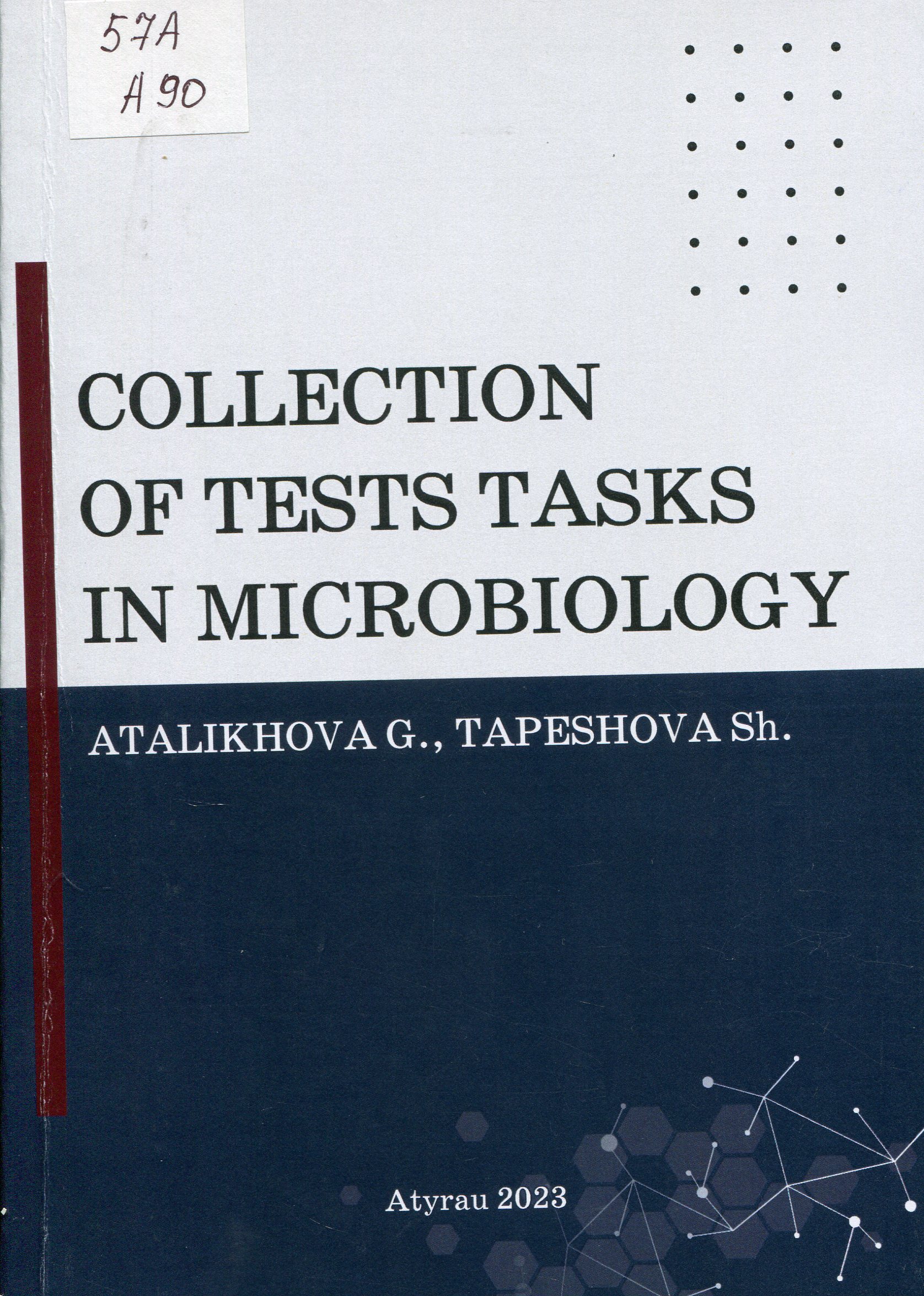 Collection of tests tasks in microbiology